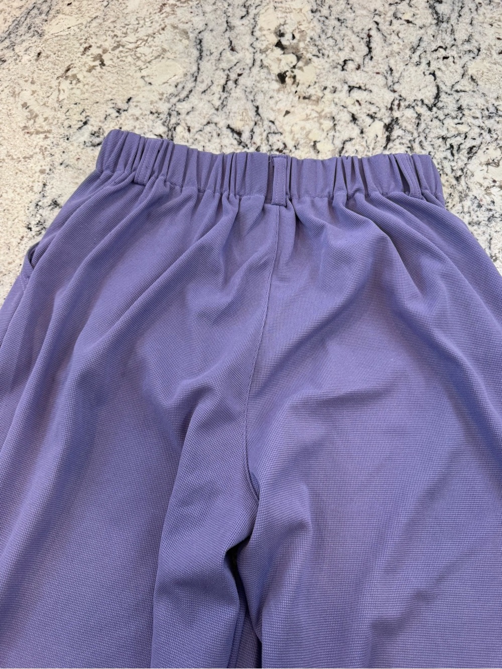 Halara Purple Wide Leg Pleated Pants Medium Tall High Waist - Picture 9 of 9